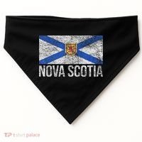 Scotia Flag Canada New Scotland Saltire USA-Made Doggie Bandana thumb 0