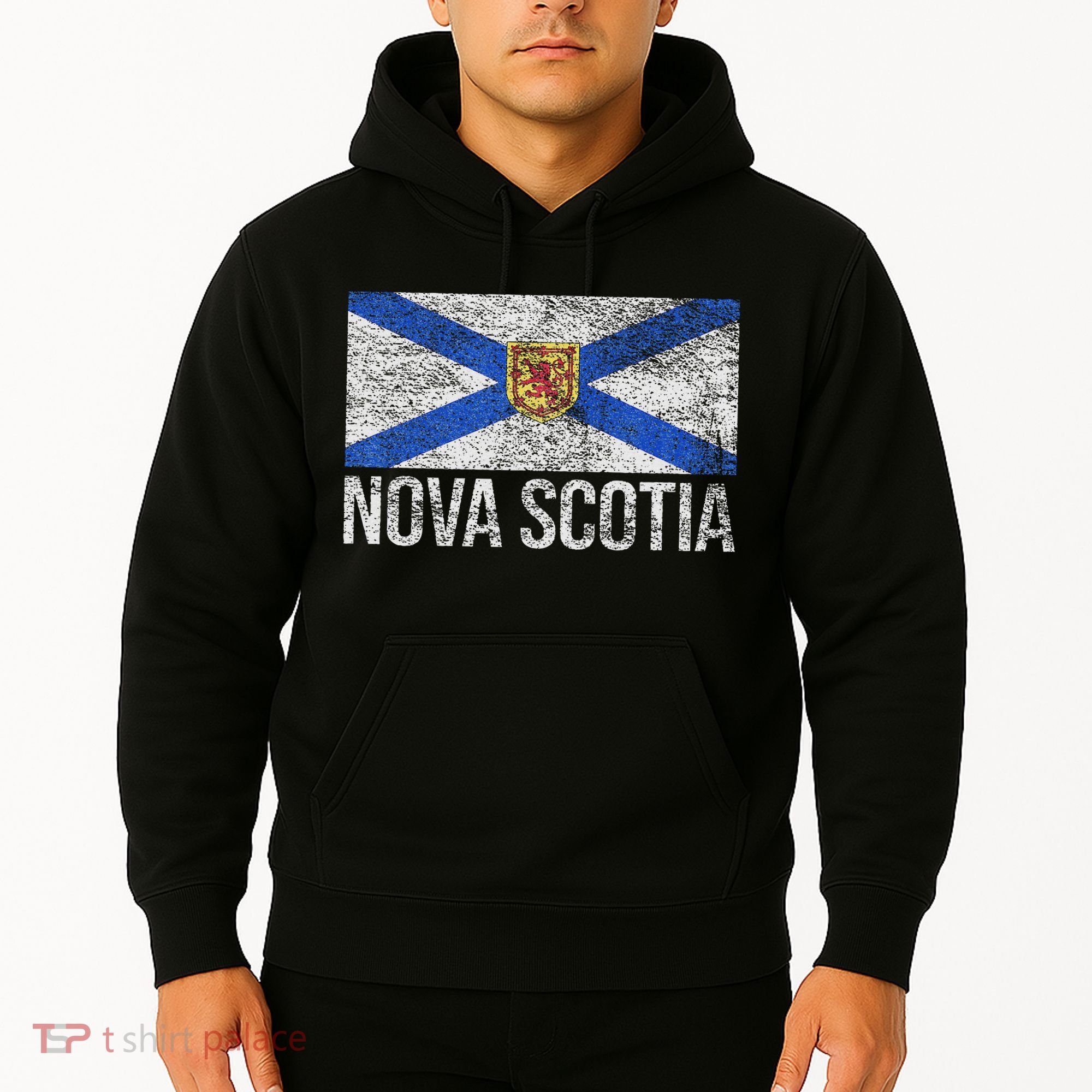 Scotia Flag Canada New Scotland Saltire Hoodie
