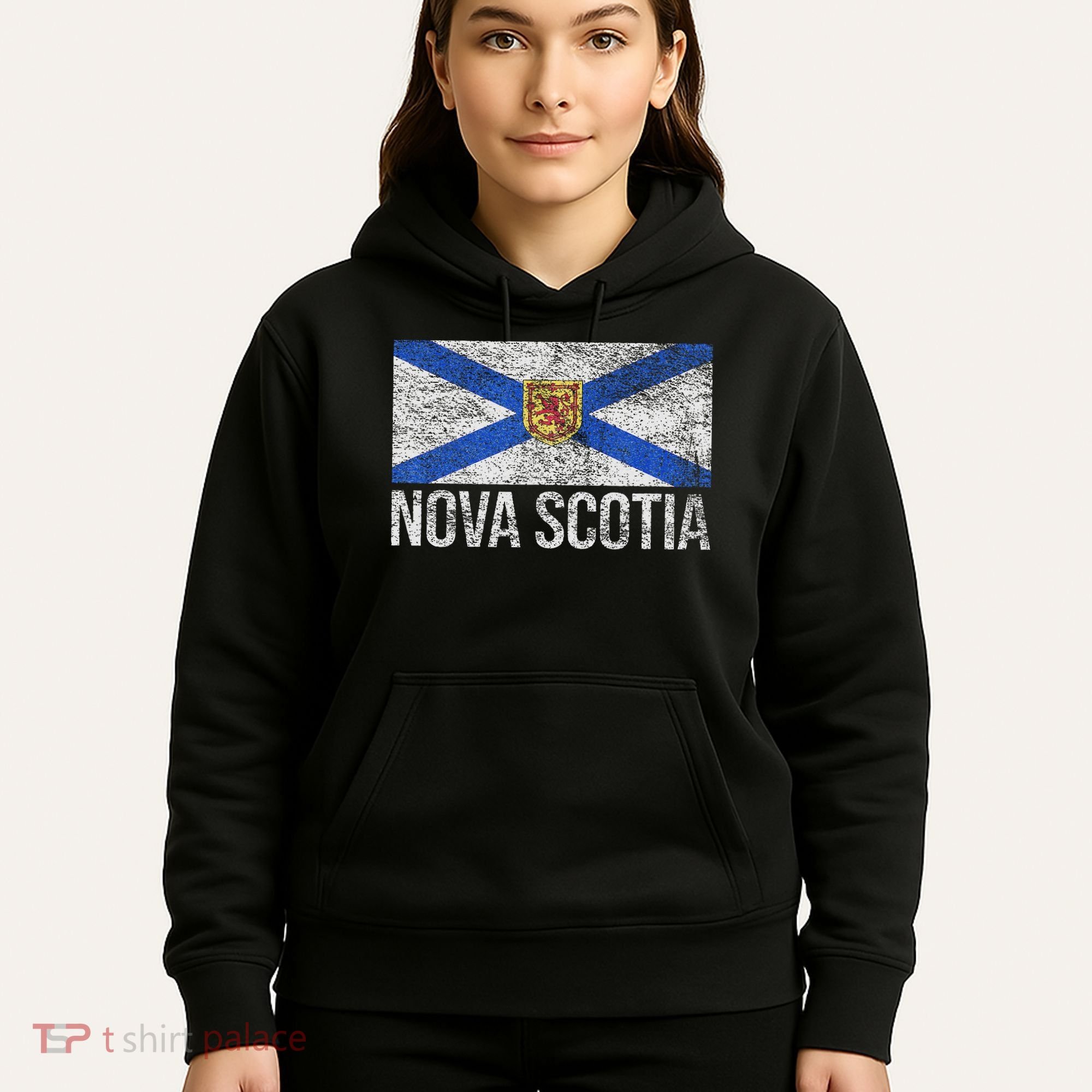 Scotia Flag Canada New Scotland Saltire Hoodie