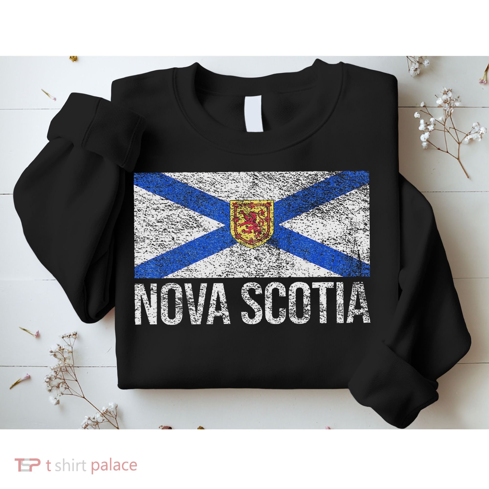 Scotia Flag Canada New Scotland Saltire Sweatshirt