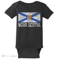 Scotia Flag Canada New Scotland Saltire Baby Bodysuit thumb 0