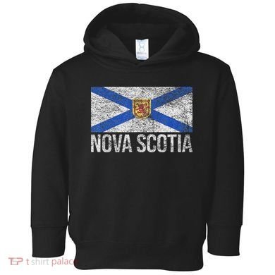 Scotia Flag Canada New Scotland Saltire Toddler Hoodie
