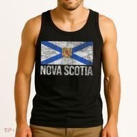 Scotia Flag Canada New Scotland Saltire Tank Top thumb 3