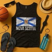 Scotia Flag Canada New Scotland Saltire Tank Top thumb 4