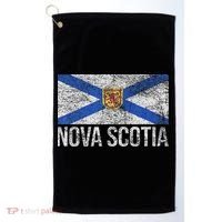 Scotia Flag Canada New Scotland Saltire Golf Towel thumb 0