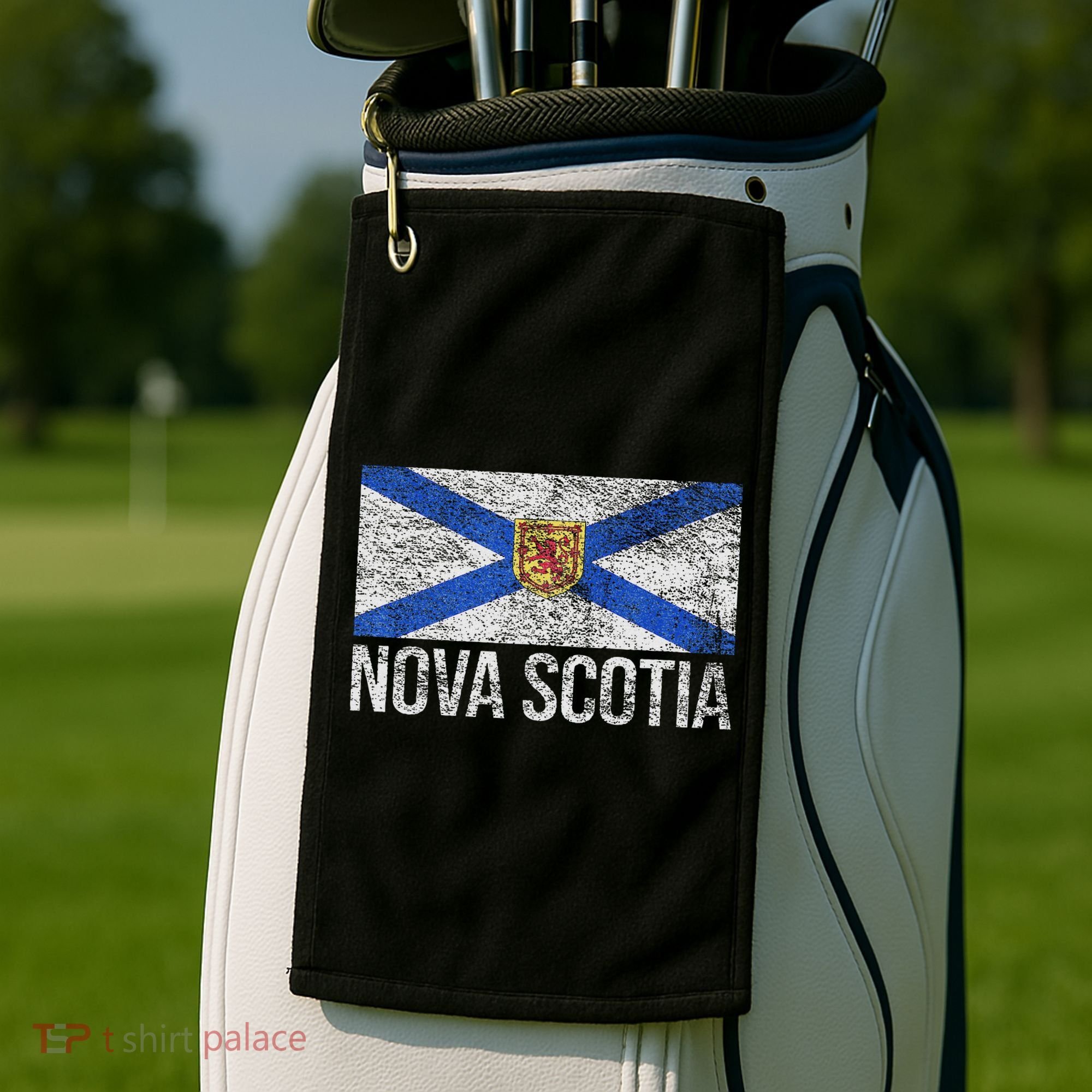 Scotia Flag Canada New Scotland Saltire Golf Towel