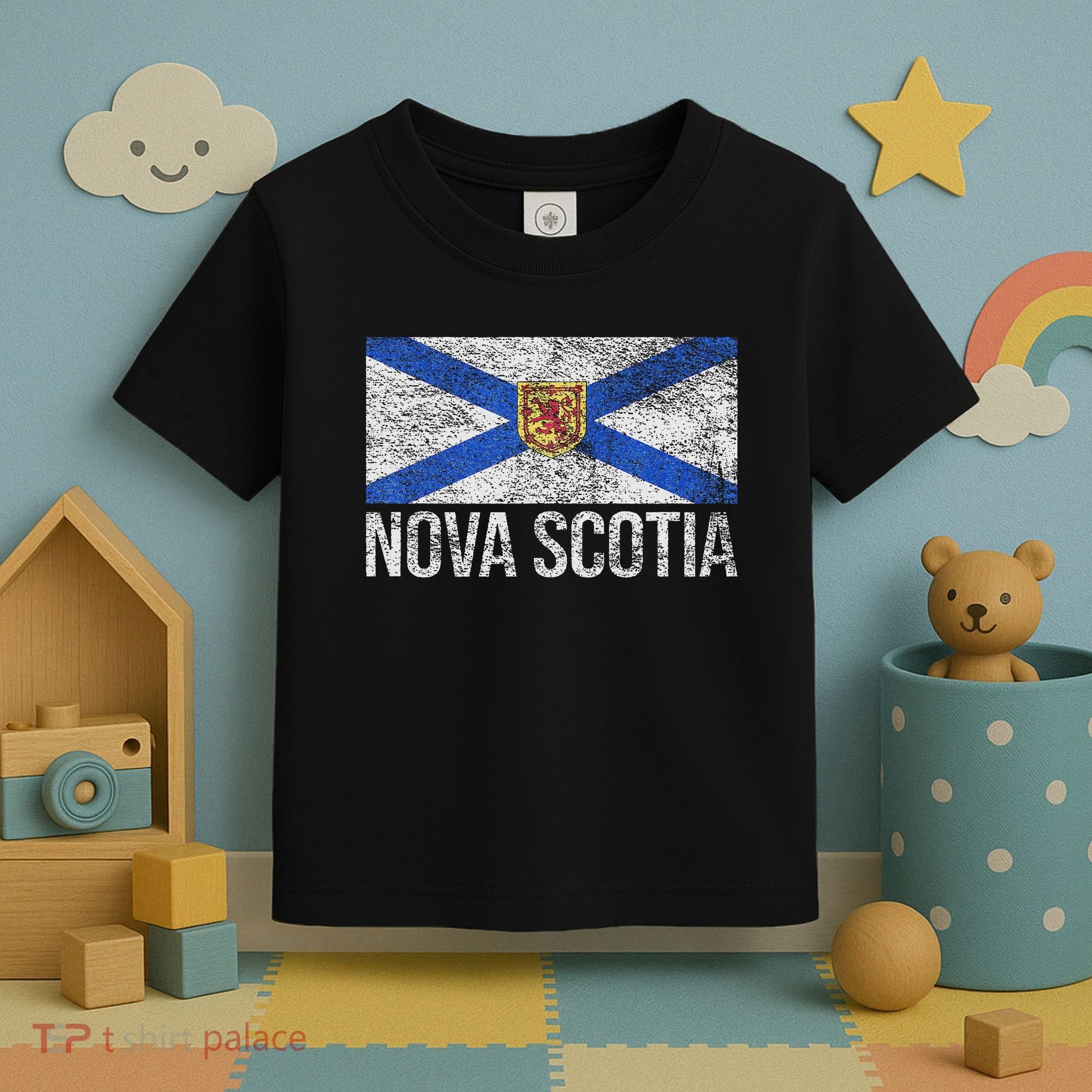Scotia Flag Canada New Scotland Saltire Toddler T-Shirt