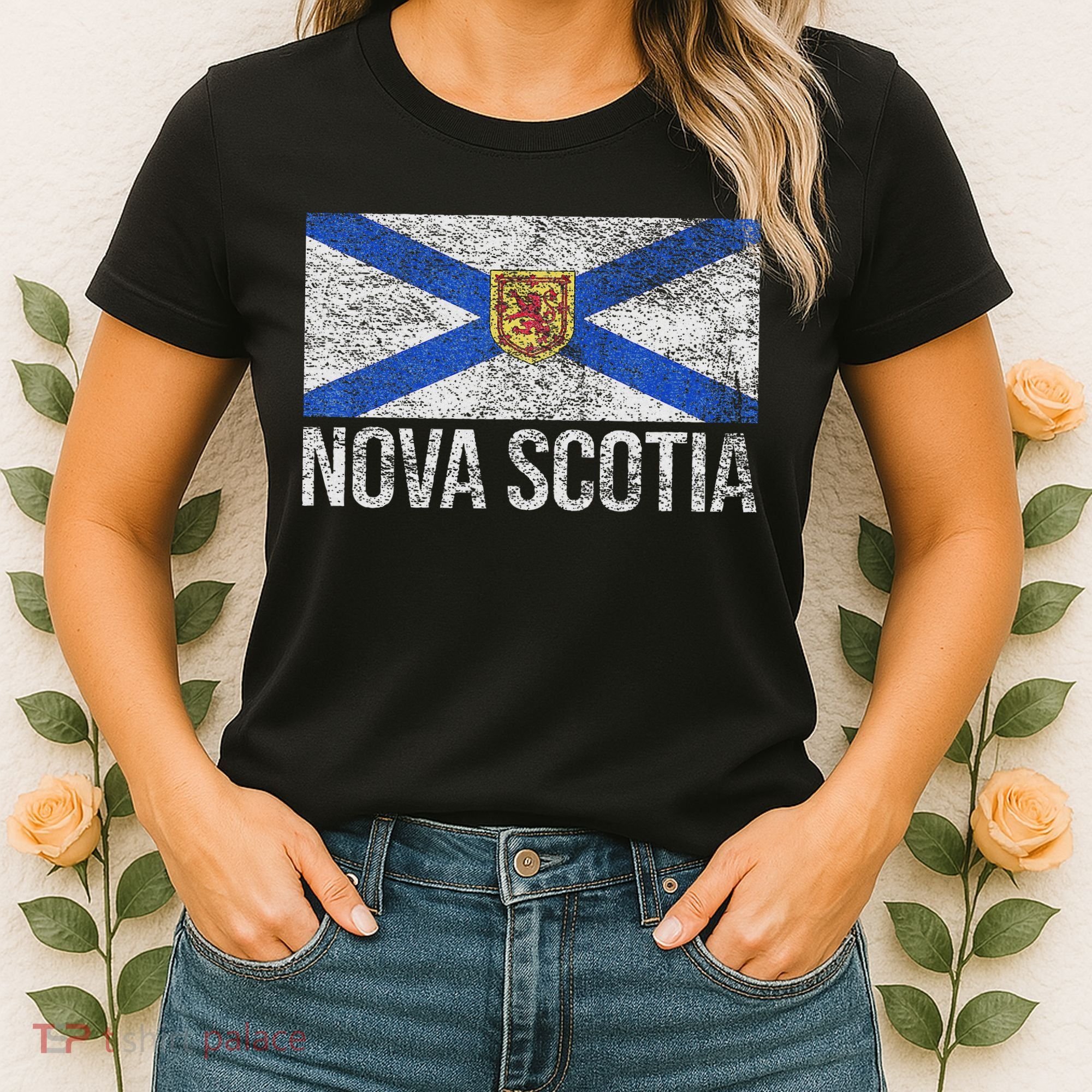 Scotia Flag Canada New Scotland Saltire Women's T-Shirt