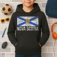Scotia Flag Canada New Scotland Saltire Kids Hoodie thumb 2
