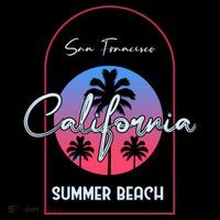 San Francisco California Summer Beach Backpack thumb 2