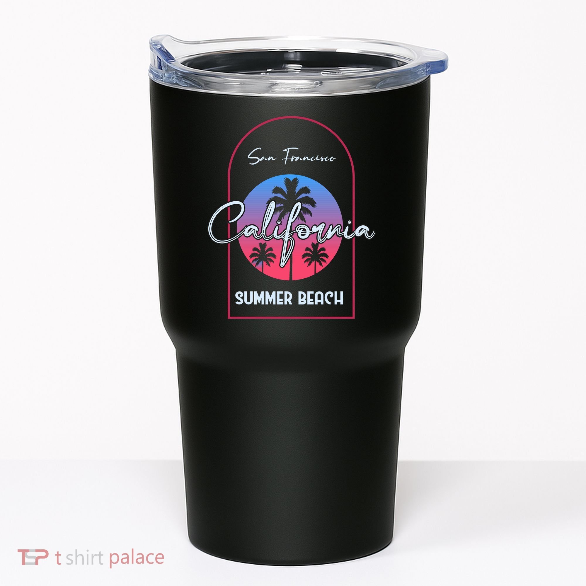 San Francisco California Summer Beach Tumbler