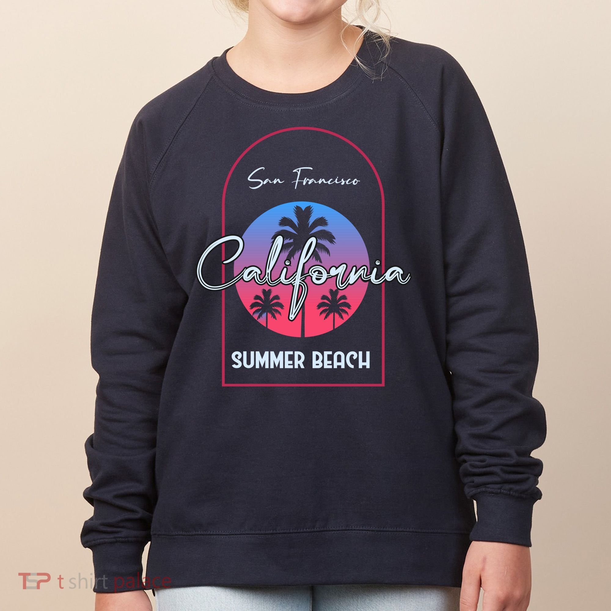 San Francisco California Summer Beach Women's Sweatshirt