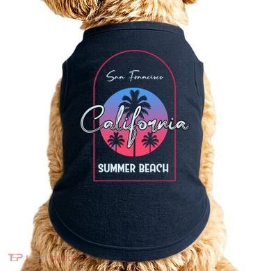 San Francisco California Summer Beach Doggie Tank