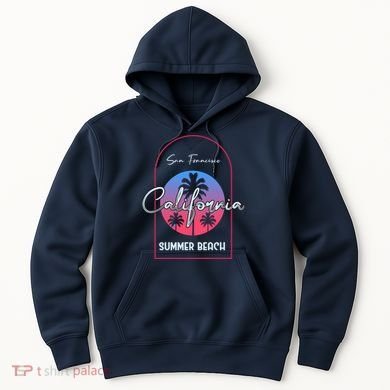 San Francisco California Summer Beach Hoodie