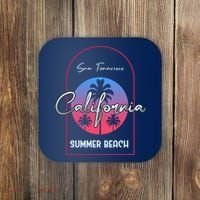 San Francisco California Summer Beach Coaster thumb 0