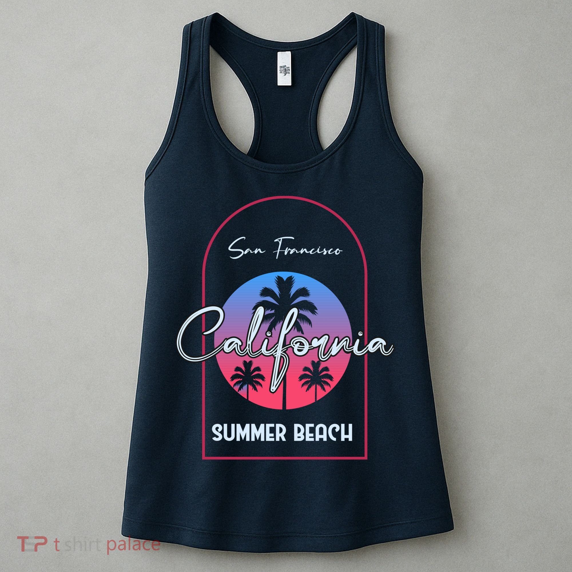 San Francisco California Summer Beach Women's Tank Top