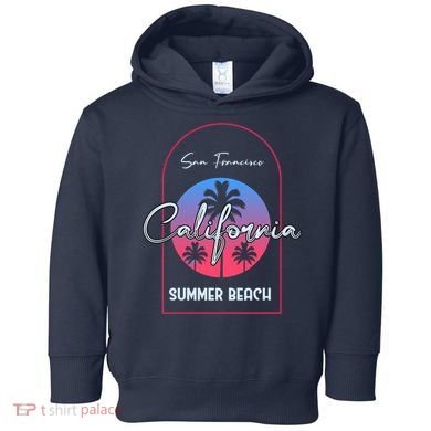San Francisco California Summer Beach Toddler Hoodie