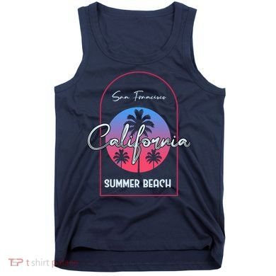 San Francisco California Summer Beach Tank Top