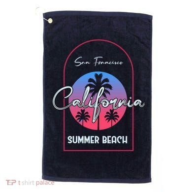 San Francisco California Summer Beach Golf Towel
