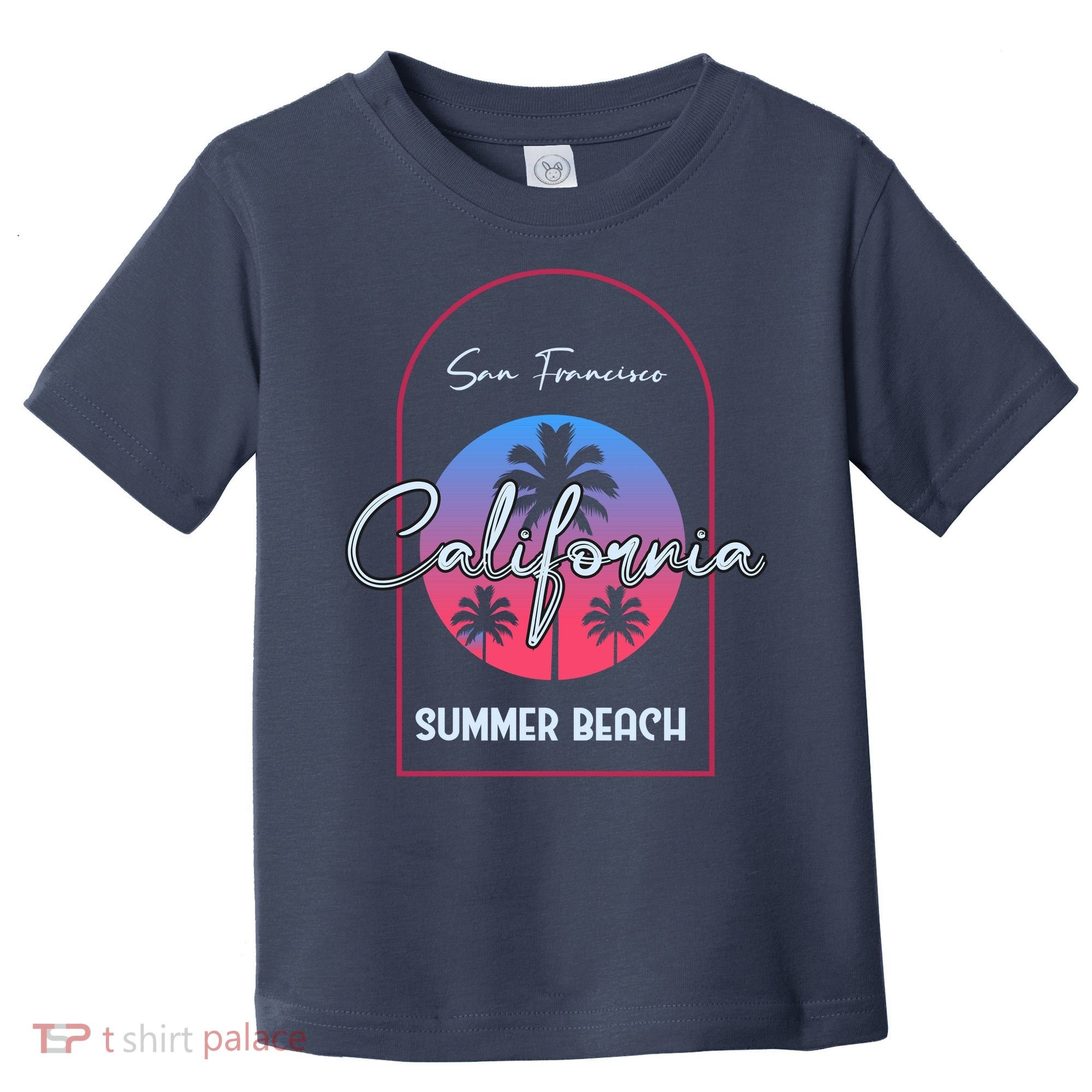 San Francisco California Summer Beach Toddler T-Shirt