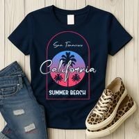 San Francisco California Summer Beach Women's T-Shirt thumb 3