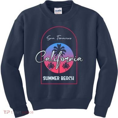 San Francisco California Summer Beach Kids Sweatshirt