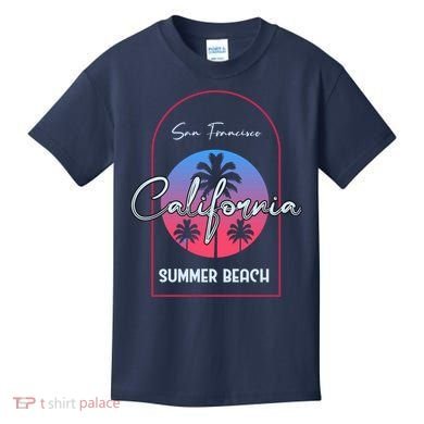 San Francisco California Summer Beach Kids T-Shirt