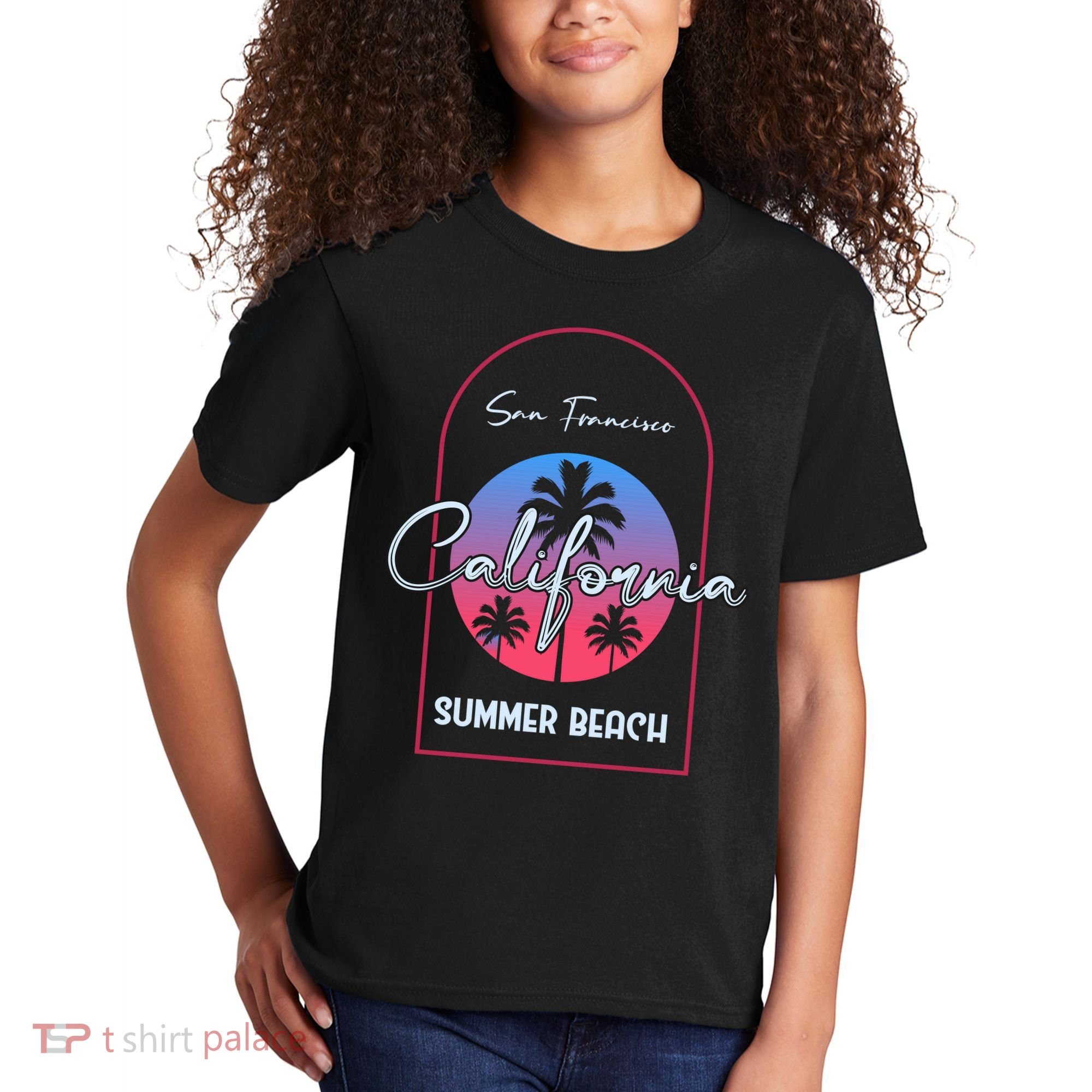 San Francisco California Summer Beach Kids T-Shirt