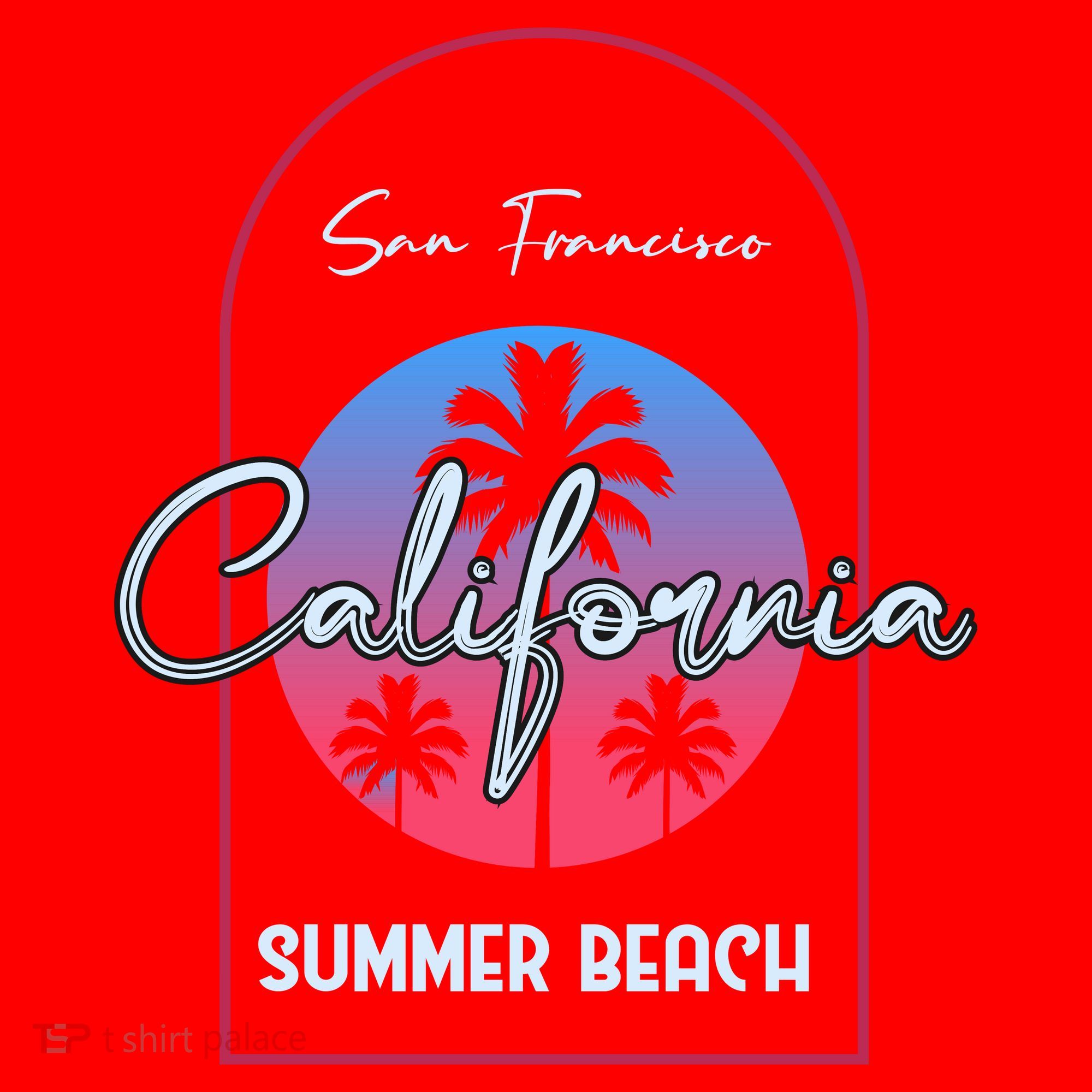 San Francisco California Summer Beach Santa Hat