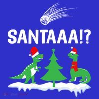 Santaa Funny Christmas Dinosaurs Meteor Xmas Humor Lover Funny Gift Mousepad thumb 1
