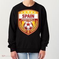 Spain Football Crest Soccer Ball Badge Shield Women's Sweatshirt thumb 0