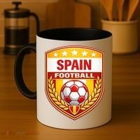 Spain Football Crest Soccer Ball Badge Shield Coffee Mug thumb 4