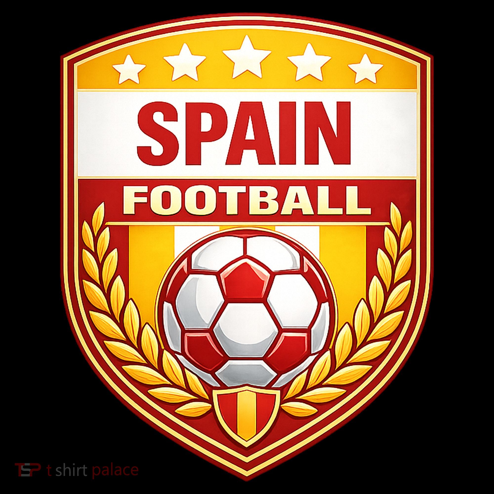 Spain Football Crest Soccer Ball Badge Shield Coffee Mug
