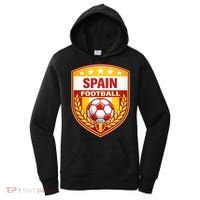 Spain Football Crest Soccer Ball Badge Shield Women's Hoodie thumb 0