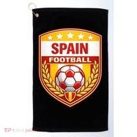 Spain Football Crest Soccer Ball Badge Shield Golf Towel thumb 0