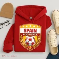 Spain Football Crest Soccer Ball Badge Shield Hoodie thumb 4