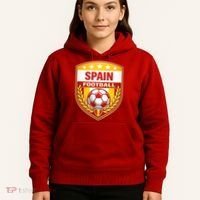 Spain Football Crest Soccer Ball Badge Shield Hoodie thumb 5
