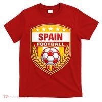 Spain Football Crest Soccer Ball Badge Shield T-Shirt thumb 0