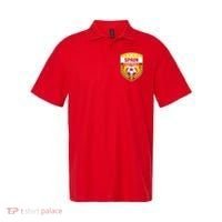 Spain Football Crest Soccer Ball Badge Shield Polo thumb 0