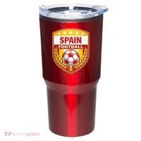 Spain Football Crest Soccer Ball Badge Shield Tumbler thumb 0