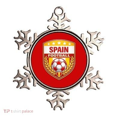 Spain Football Crest Soccer Ball Badge Shield Ornament