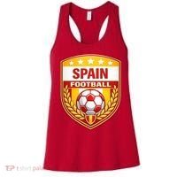 Spain Football Crest Soccer Ball Badge Shield Women's Tank Top thumb 0