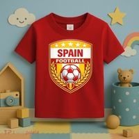 Spain Football Crest Soccer Ball Badge Shield Toddler T-Shirt thumb 3