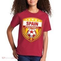 Spain Football Crest Soccer Ball Badge Shield Kids T-Shirt thumb 2