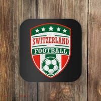 Switzerland Football Crest Soccer Ball Badge Shield Coaster thumb 0