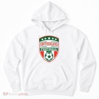 Switzerland Football Crest Soccer Ball Badge Shield Hoodie thumb 0
