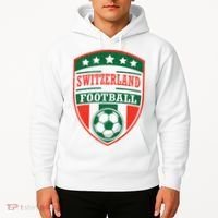 Switzerland Football Crest Soccer Ball Badge Shield Hoodie thumb 2