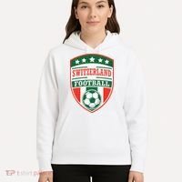 Switzerland Football Crest Soccer Ball Badge Shield Hoodie thumb 5