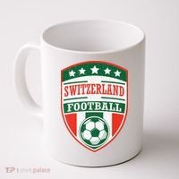Switzerland Football Crest Soccer Ball Badge Shield Coffee Mug thumb 0