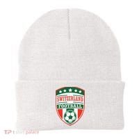 Switzerland Football Crest Soccer Ball Badge Shield Beanie thumb 0